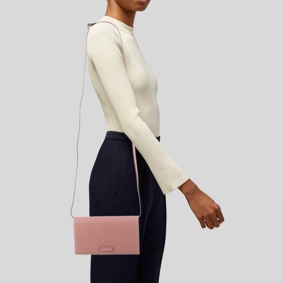 SOLD Gucci Pink Guccissima Crossbody Bag - Picture 5 of 5